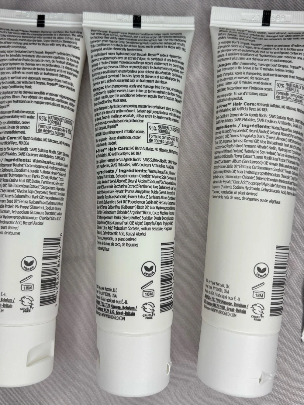 Briogeo Hair Care Don't Despair Repair! Strengthen + Repair Minis Hair Kit